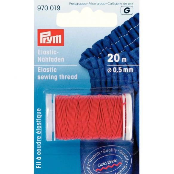 Elastisch naaigaren, Color: rood