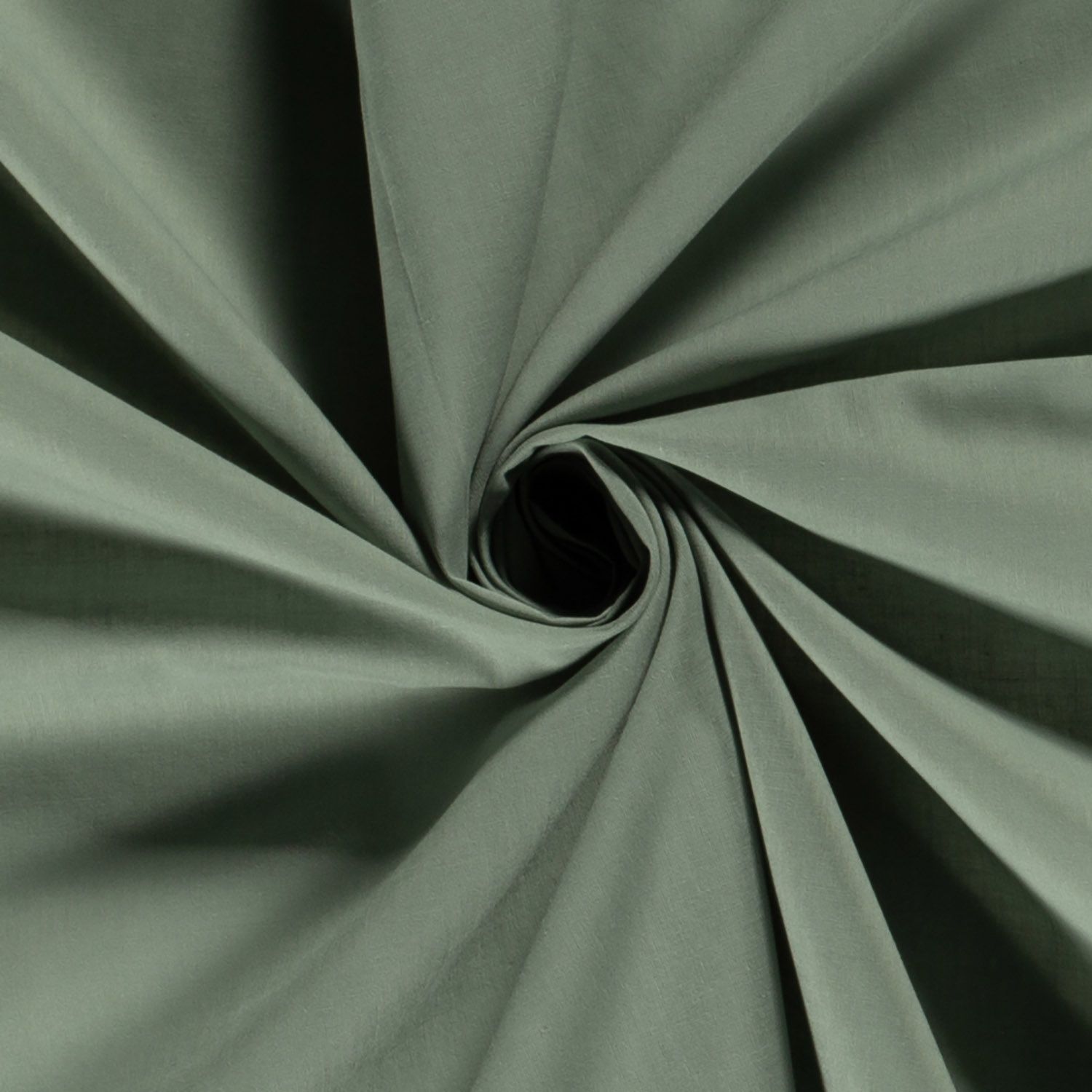 Katoen voile donker mint
