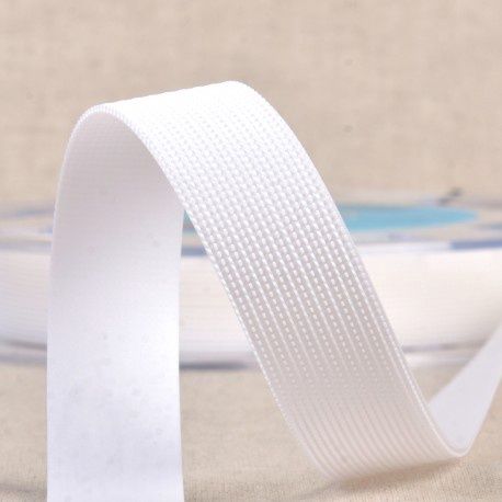 Zachte velcro haak, kleur: wit