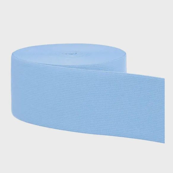 Centuur elastiek gekleurd  60mm, kleur: blauw
