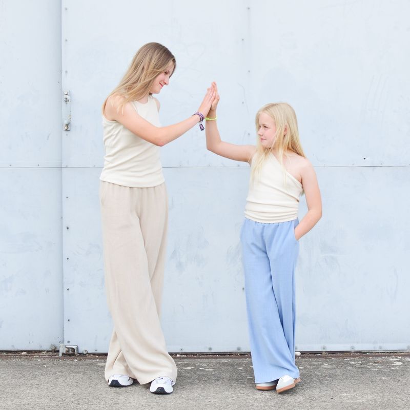 Kiki broek en blouse voor dames en kinderen