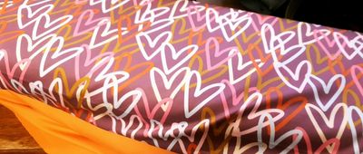Yoga lycra hearts