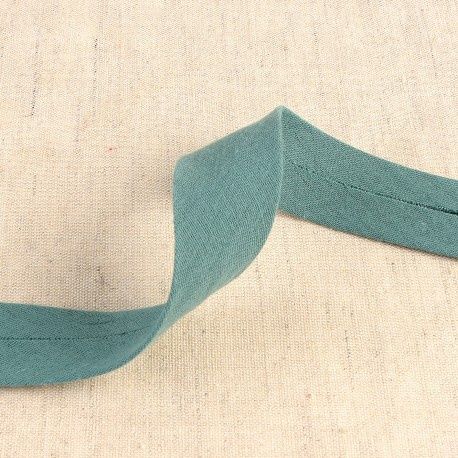 Double gauze biais, Color: groen