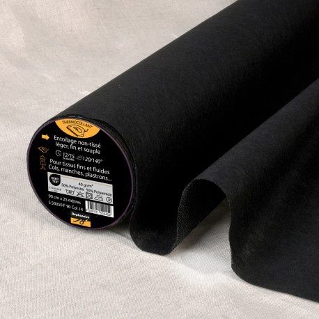 Strijkvlies H 180, kleur: zwart