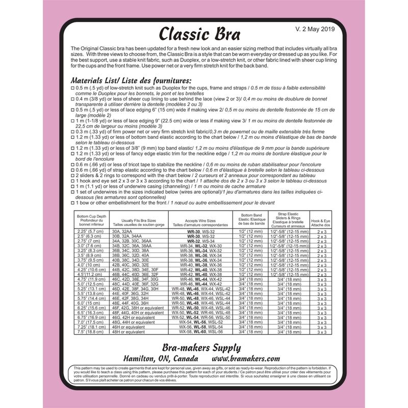 Beha patroon Classic Bra