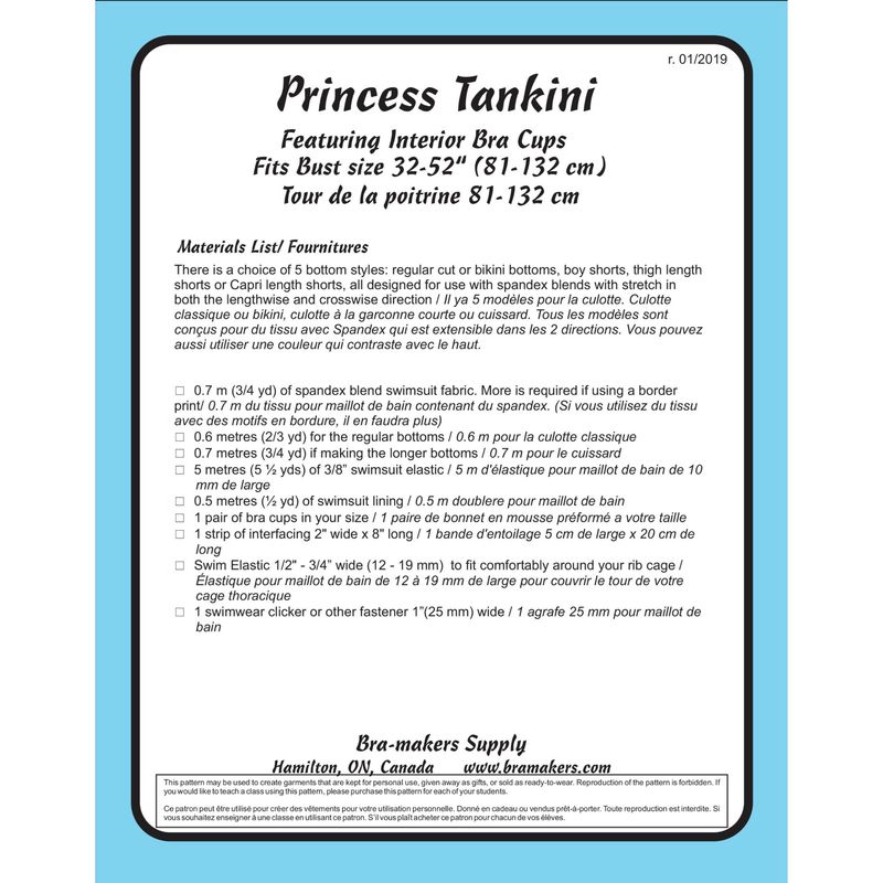 Princess tankini  badpak