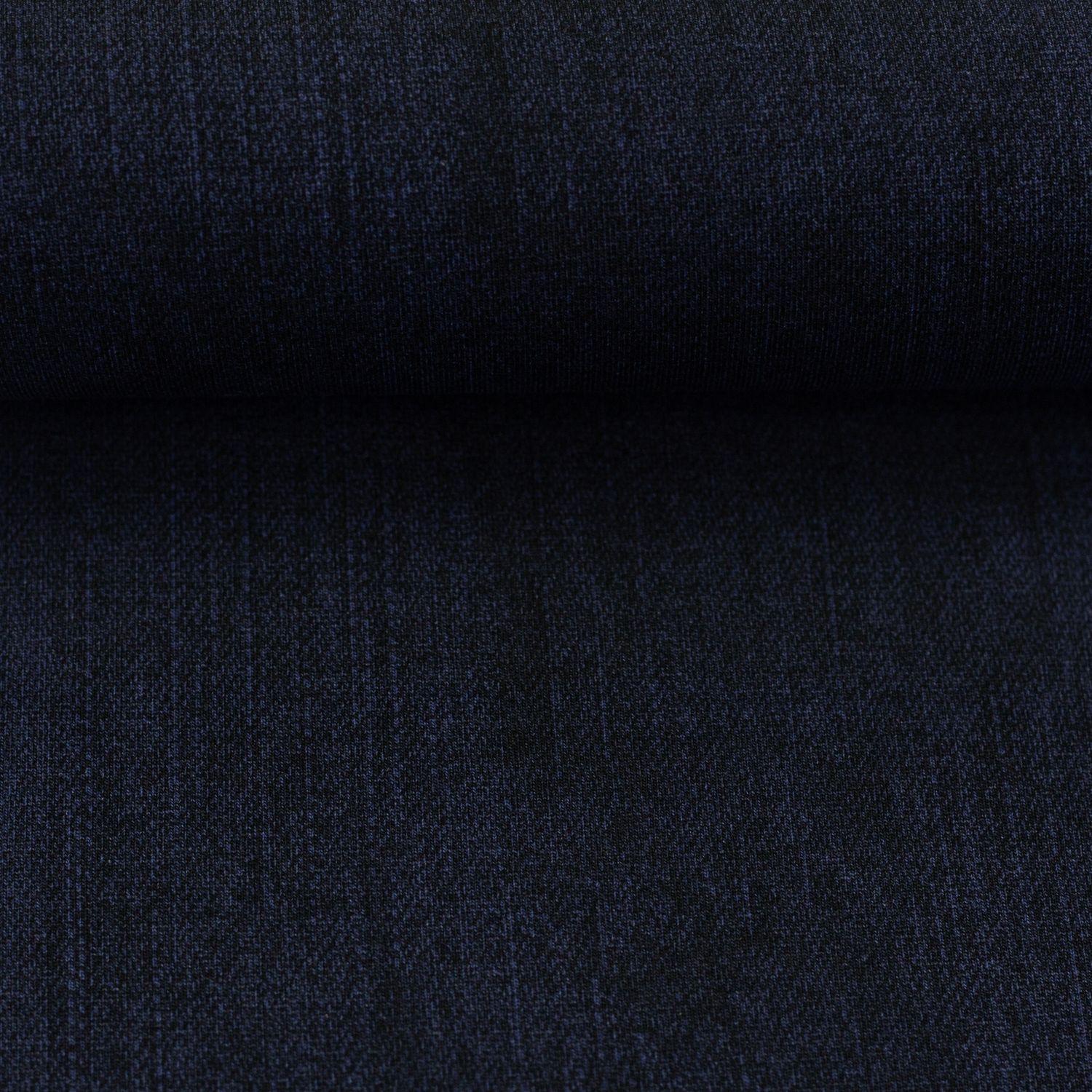 French terry denim blue