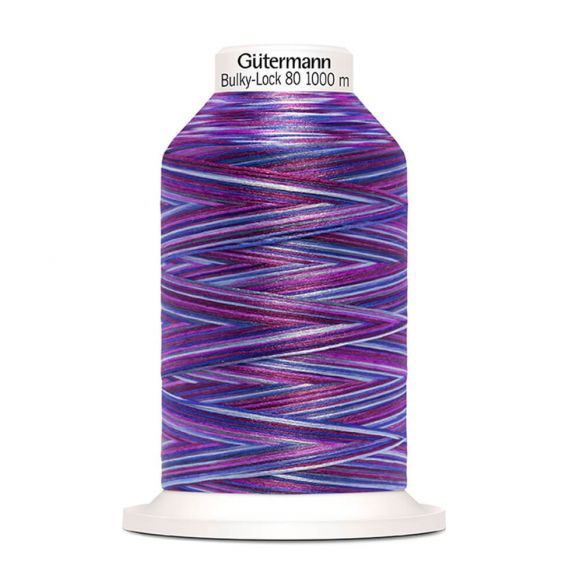 Bulky lock, Color: Multicolor paars