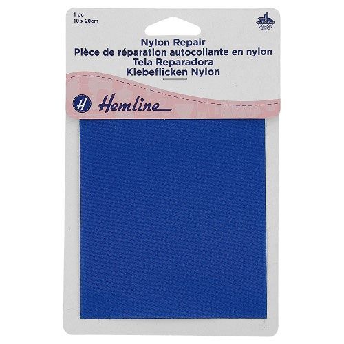 Zelfklevende reparatiestof 10 x 20 cm, Color: blauw