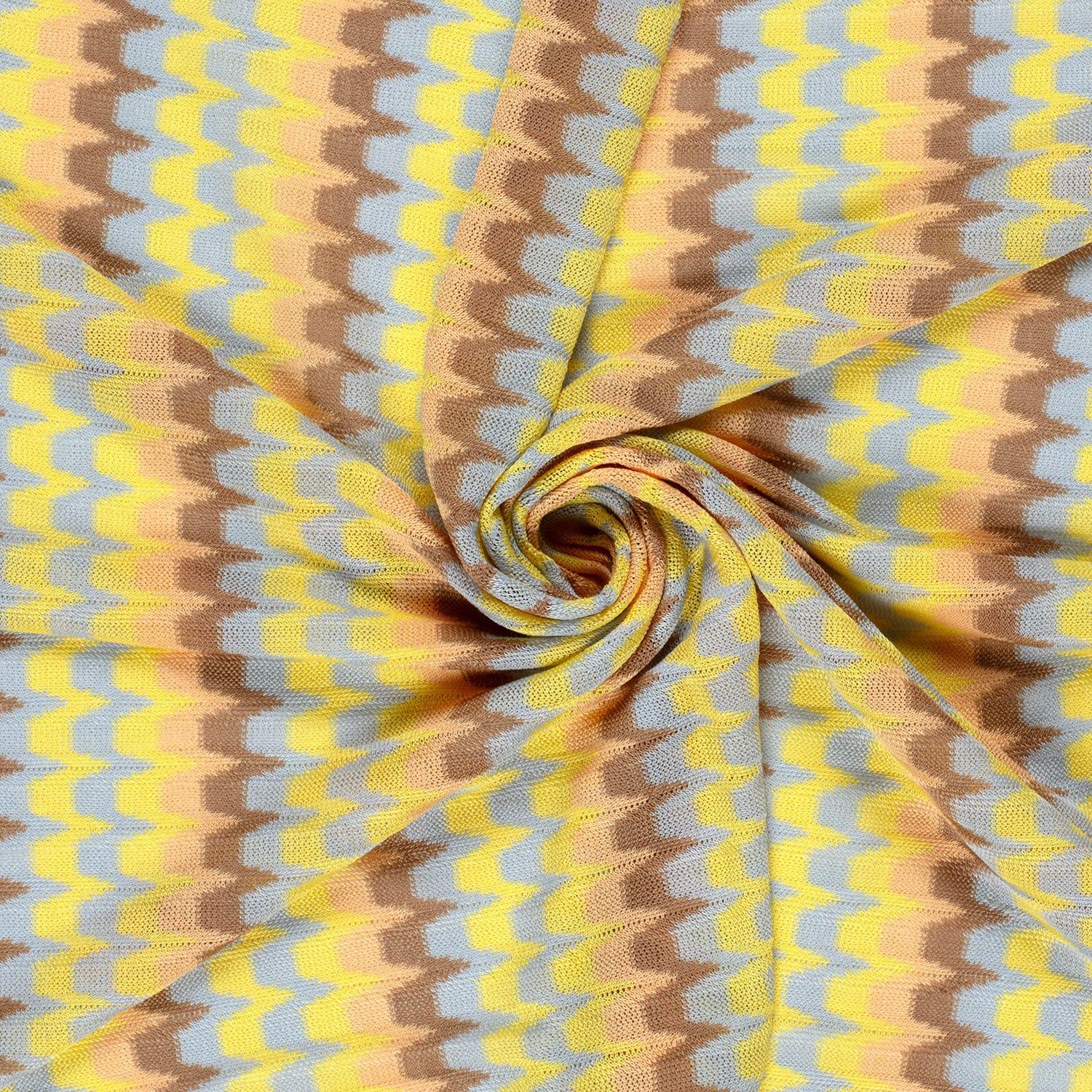 Zigzag licht geel