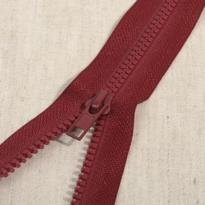 Bloktand rits|deelbaar| donkerrood|kleur 520