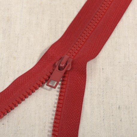 Bloktand rits|deelbaar|rood|kleur 519