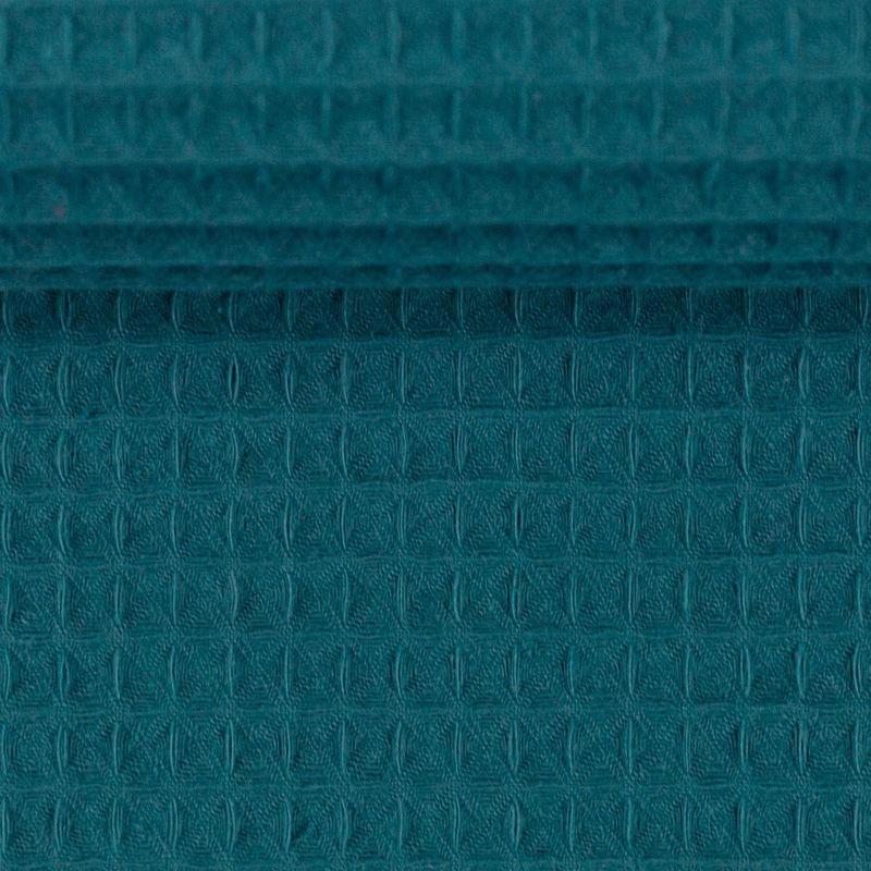Wafel badstof Turquoise