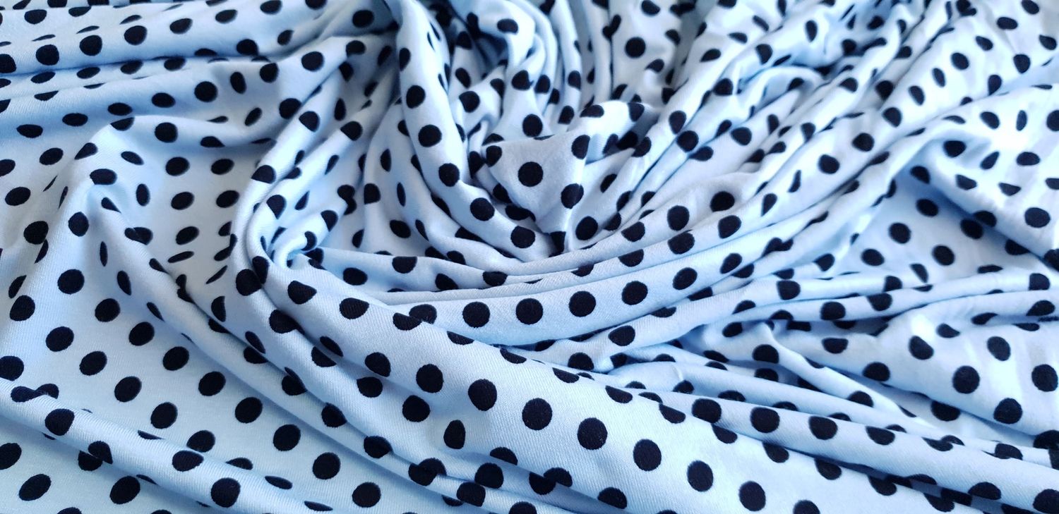 Dots blue and black