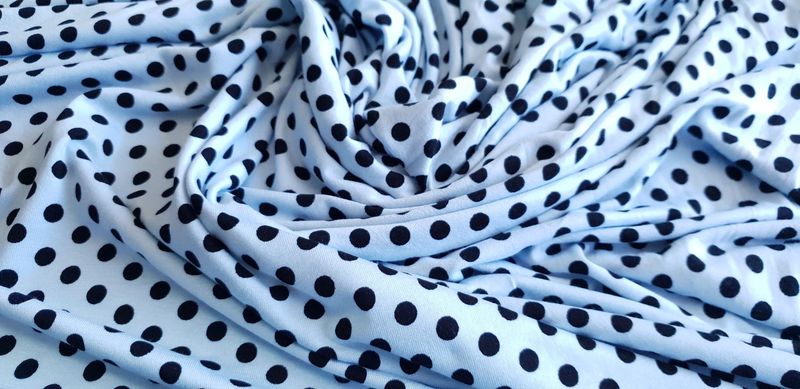 Dots blue and black