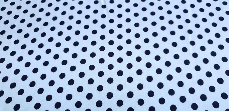 Dots blue and black