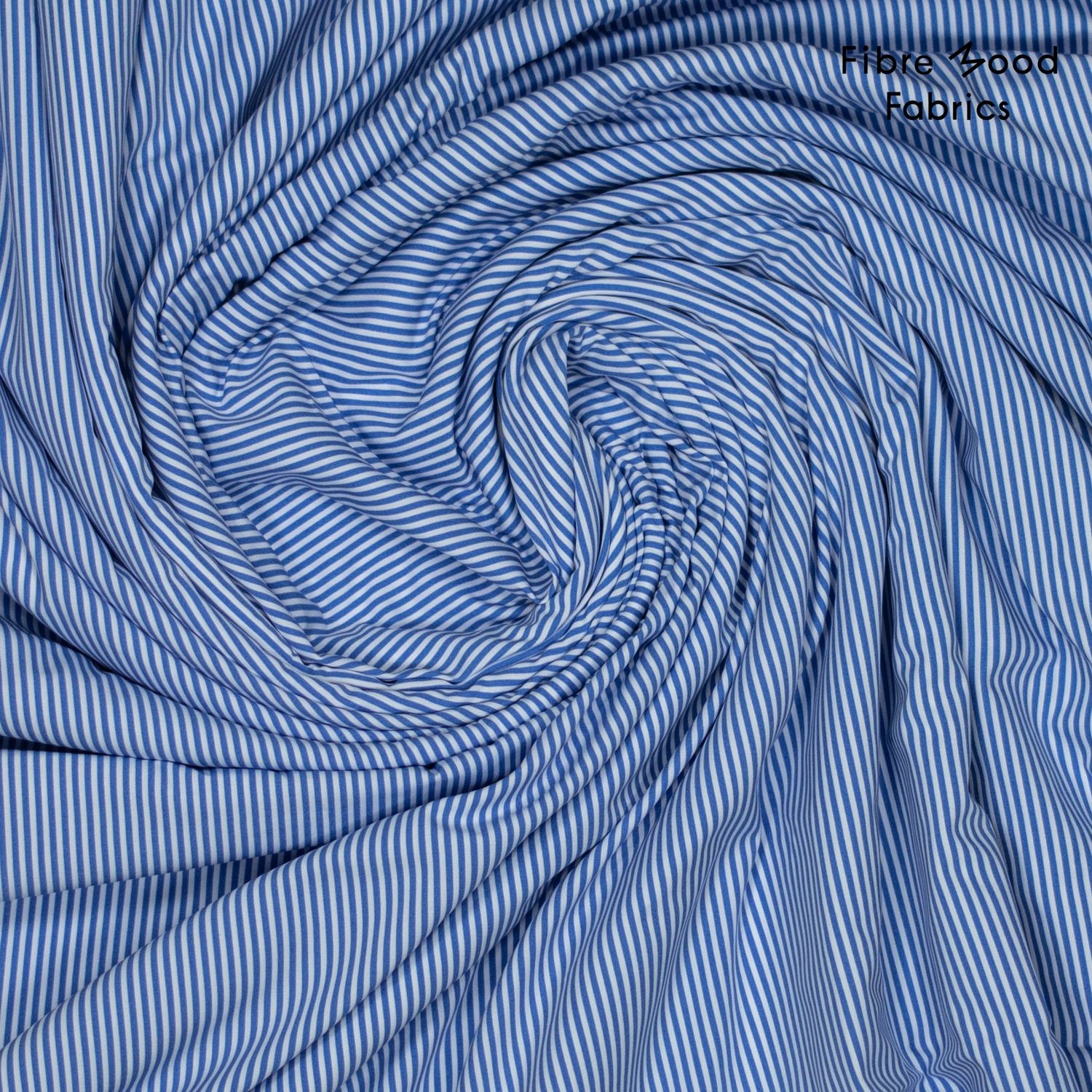 Lee/ Mimi Popeline stripes blue