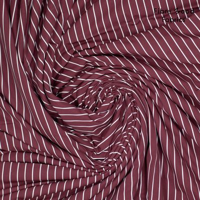 Logan popeline stripes red