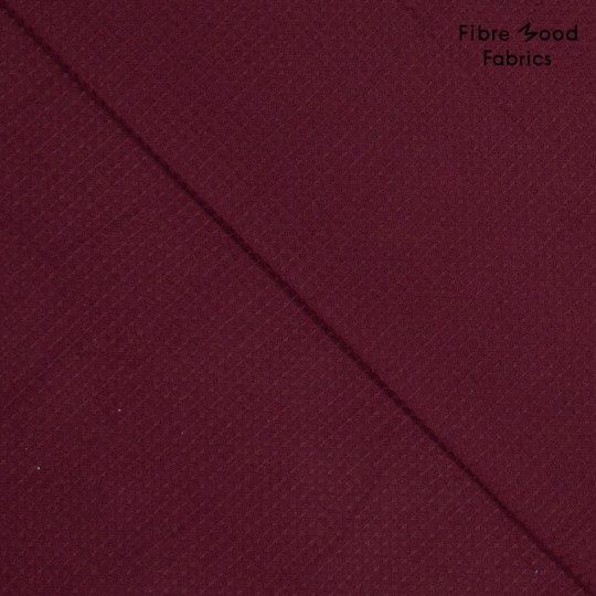 Wafelkatoen aubergine/Elif