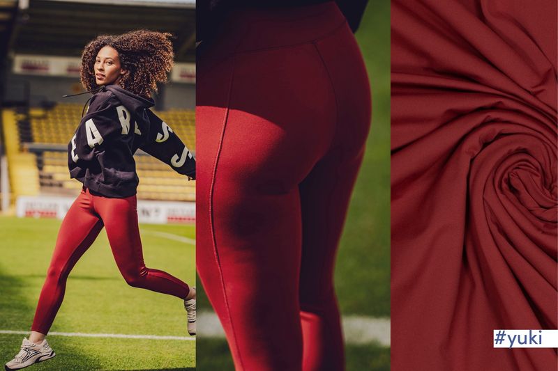 Yoga fabric red/Yuki
