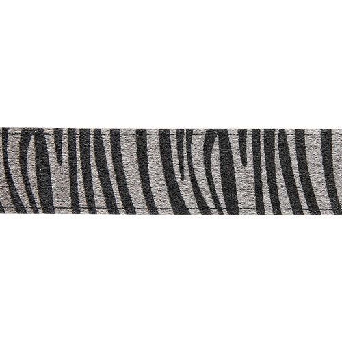 Tassenband/riem 38 mm zebra zilver/zwart