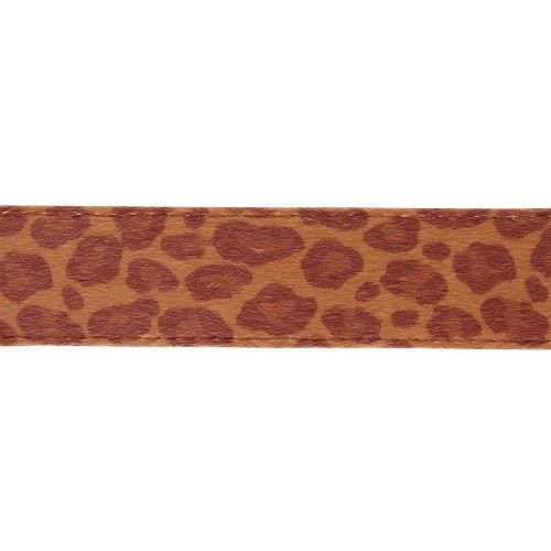 Tassenband/riem 38 mm leopard bruin