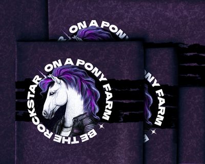 Unicorn 'Be the rockstar' by Thorsten Berger