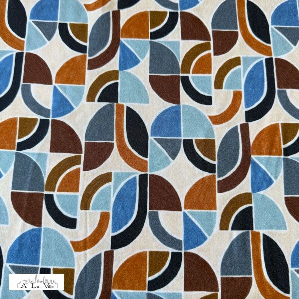 Grafische print in viscose