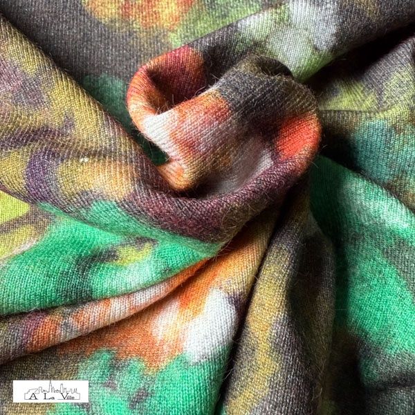 Fijn breisel groen blured