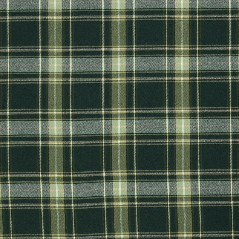 Flanel katoen groen