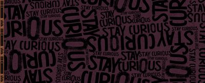 Stay curious by Thorsten Berger french terry