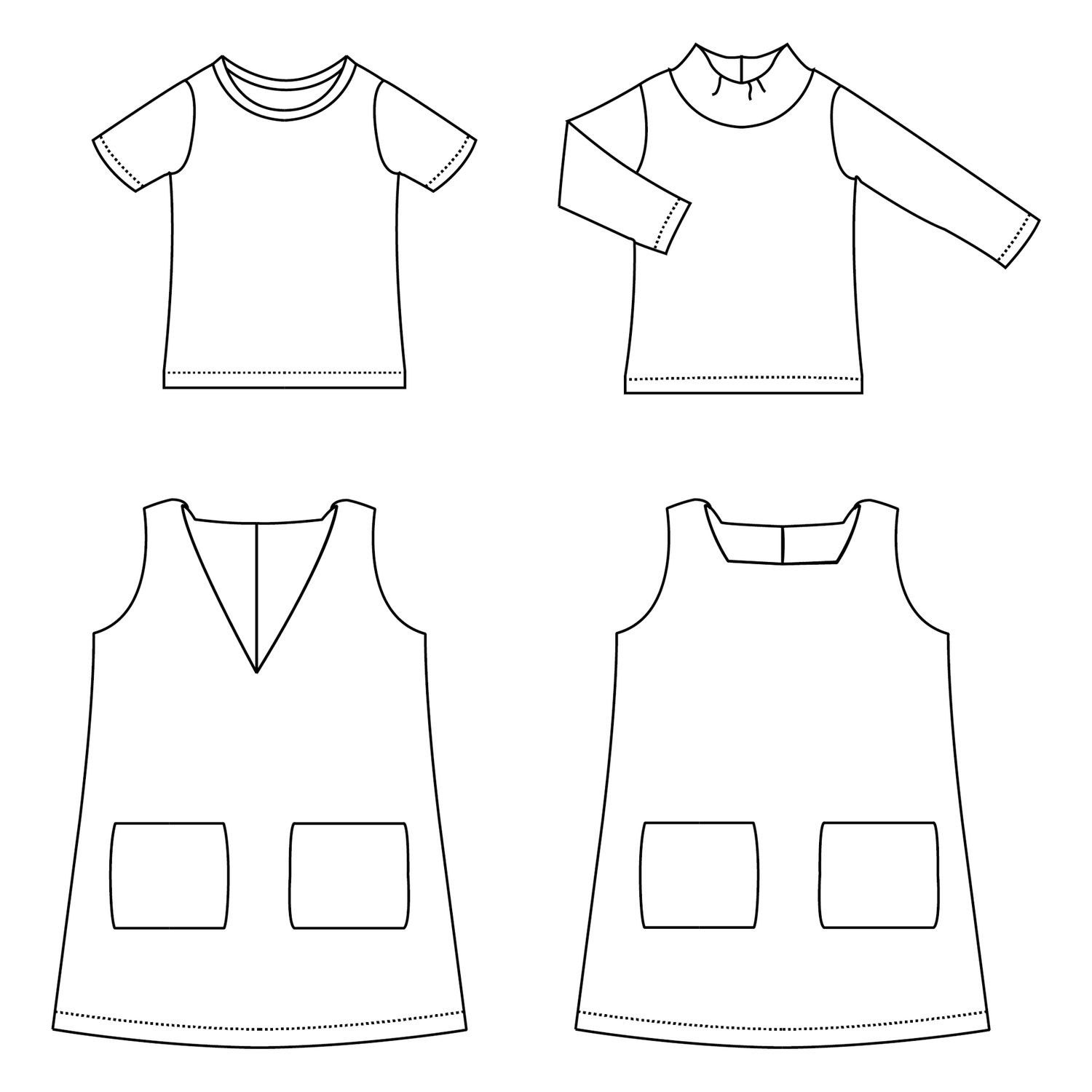 Irene jurk&amp;shirt kids
