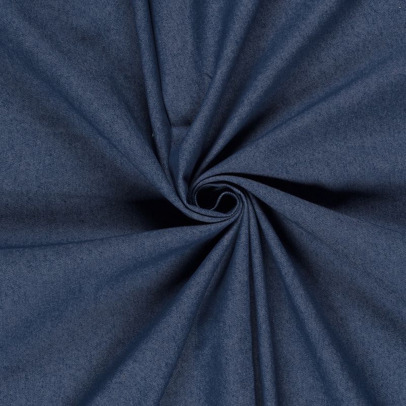 Denim twill stretch blauw