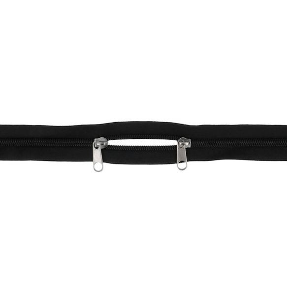 Rugzakritsmet 2 schuivers 100 cm, Color: zwart