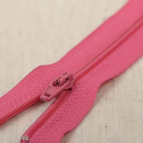 Rits|niet deelbaar|fuschia|kleur 516