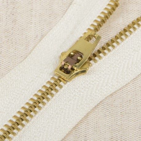 Rits|metaal niet deelbaar|Ivoor|kleur 841