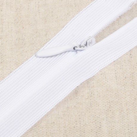 Blinde rits|wit|kleur 501