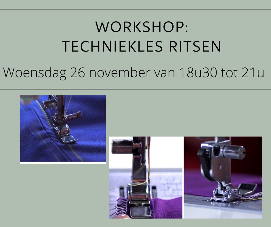 Techniekles ritsen: woensdag  26 november van 18u30 tot 21u