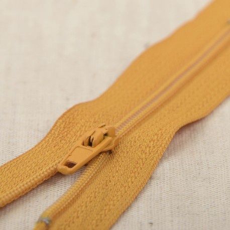 Rits|niet deelbaar|donker oker|kleur 848