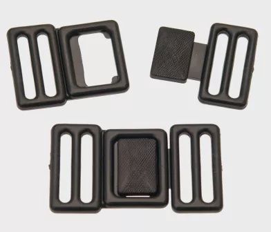 Riemgesp zwart 25 mm