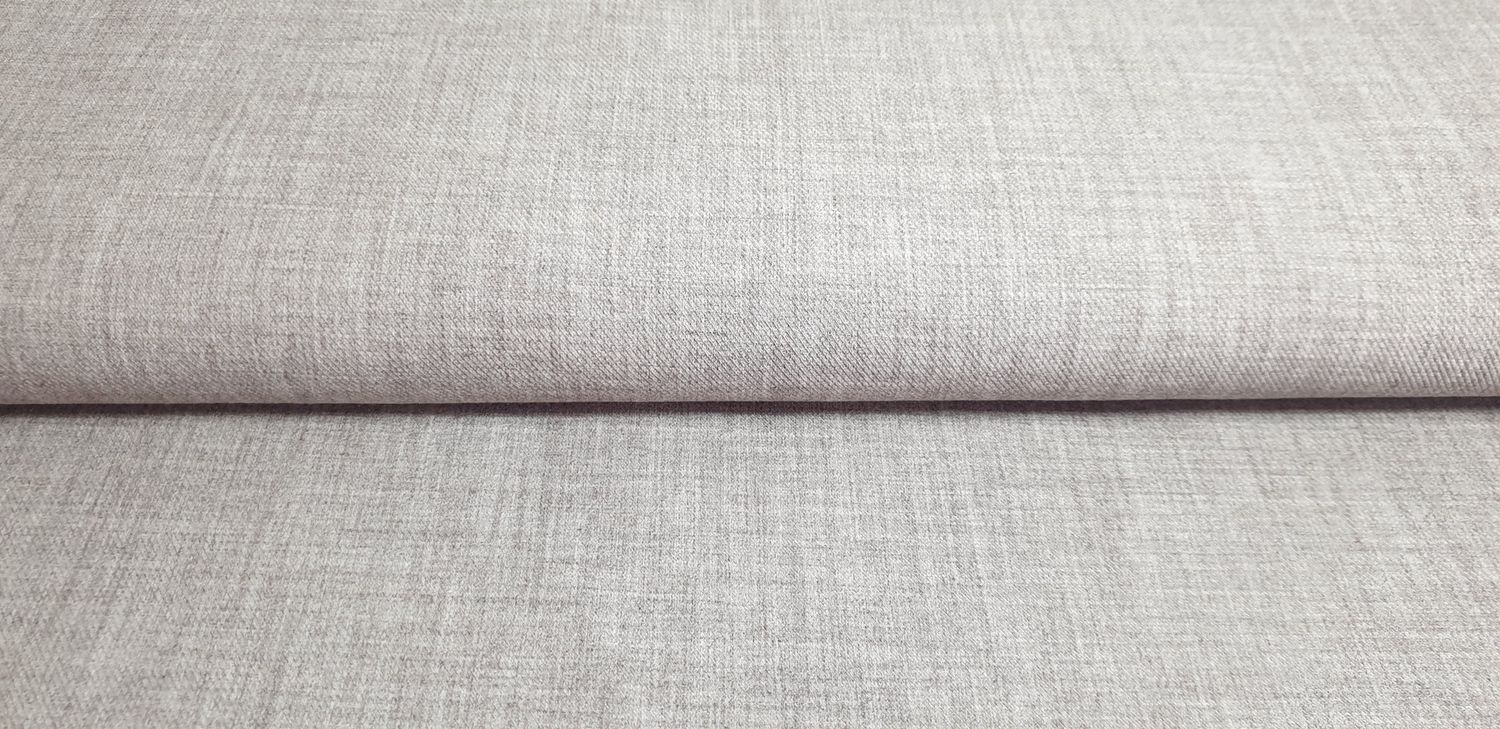 Kelly effen stof melange beige