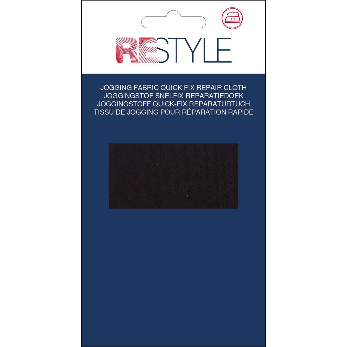 Reparatiedoek jogging, kleur: zwart