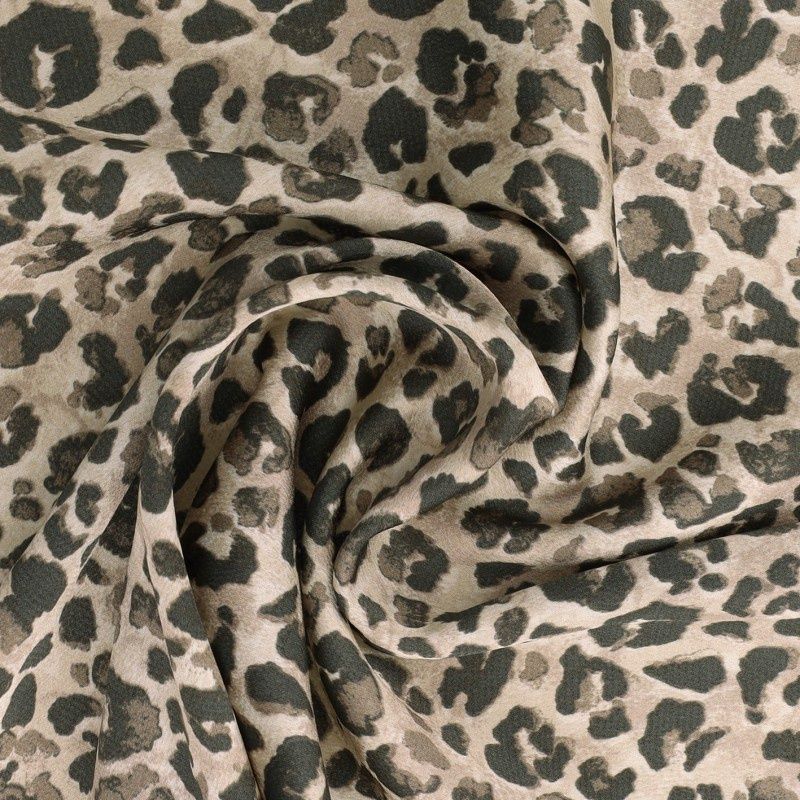 Leopard satijnstof