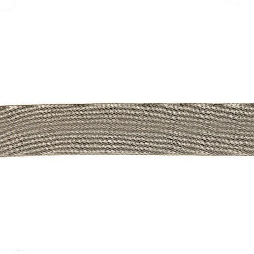 Tricot biais 20 mm taupe