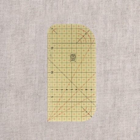 Strijkliniaal 10 x 20 cm