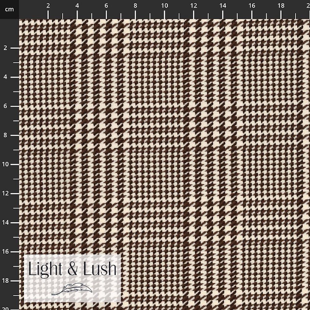 Pieds de poule checks bruin