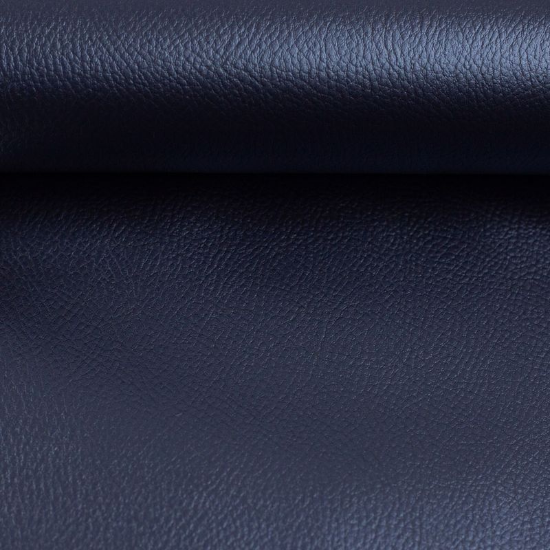 Kunstleder Rex|metalic|jeansblauw