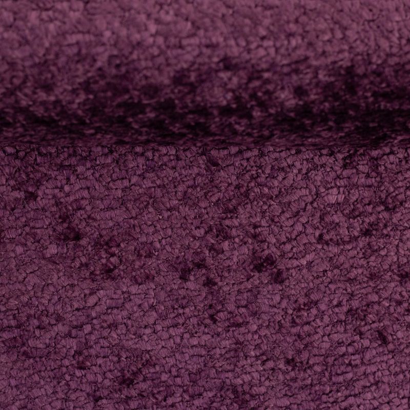 Chenille Bogota decostof aubergine