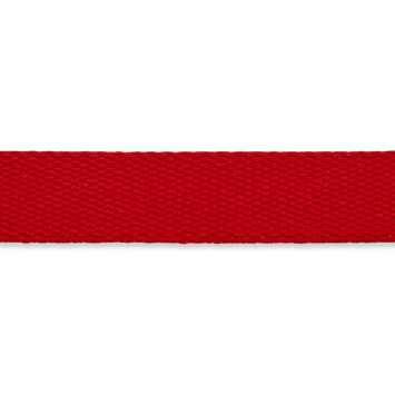 Anorakkoord plat 20 mm rood