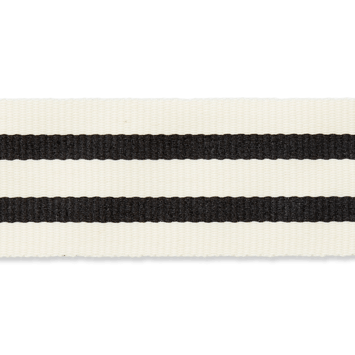 Ripslint gestreept zwart